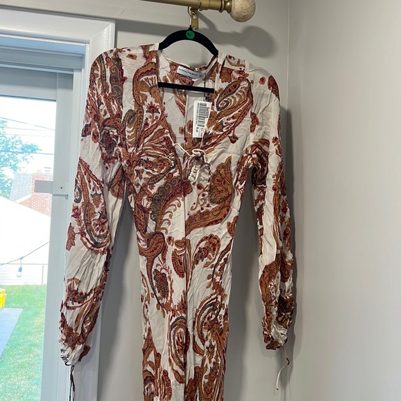 Faithfull the Brand Santos Maxi Dress Alessia Paisley - Picture 4 of 12